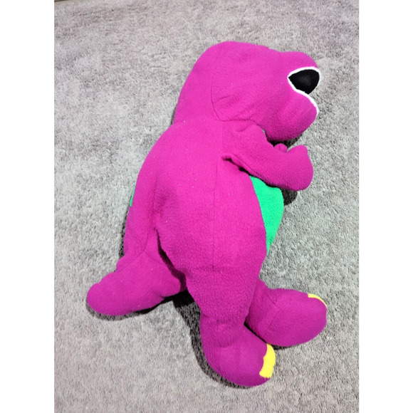 Rare Vintage Pillow Buddies Barney Plush Pillow Stuffed Toy Htf Crown Crafts - Picture 4 of 6